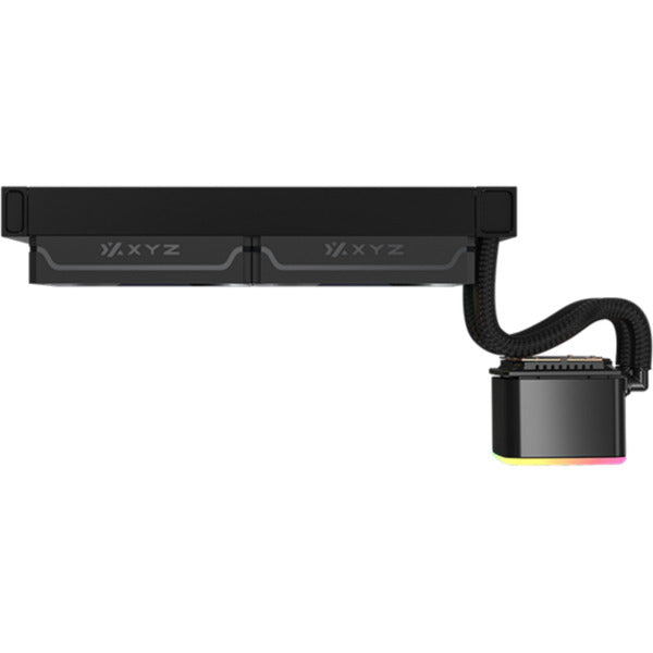 Afbeelding laden in galerijviewer, Xyz pc gear aquapulse aio 240 waterkoeling (zwart, argb, pwm)