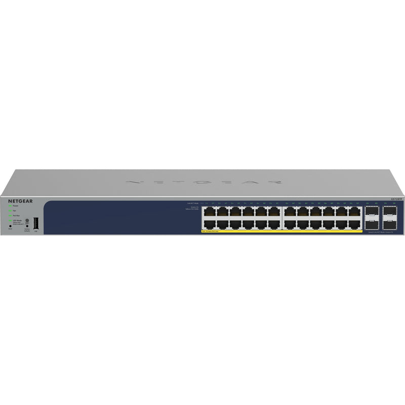 Chargez l'image dans la visionneuse de la galerie, Netgear 24-port gigabit ethernet poe+ smart switch with 4 sfp ports (gs728tpv3)