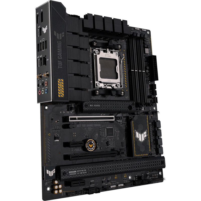 Load image into Gallery viewer, Asus tuf gaming b650-plus wifi socket am5 moederbord (zwart lichtoranje, raid, 2.5gb-lan, wi-fi 6, bt 5.2, sound, atx)