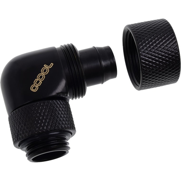 Afbeelding laden in galerijviewer, Alphacool eiszapfen 13 10mm compression fitting verbinding (zwart, draaibaar aan schroefdraadzijde)