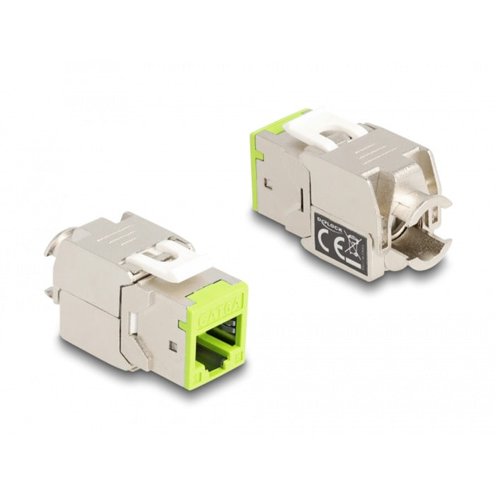 Chargez l'image dans la visionneuse de la galerie, Delock rj45 jack > lsa cat 6a toolfree keystone module (meerkleurig, 8 stuks)