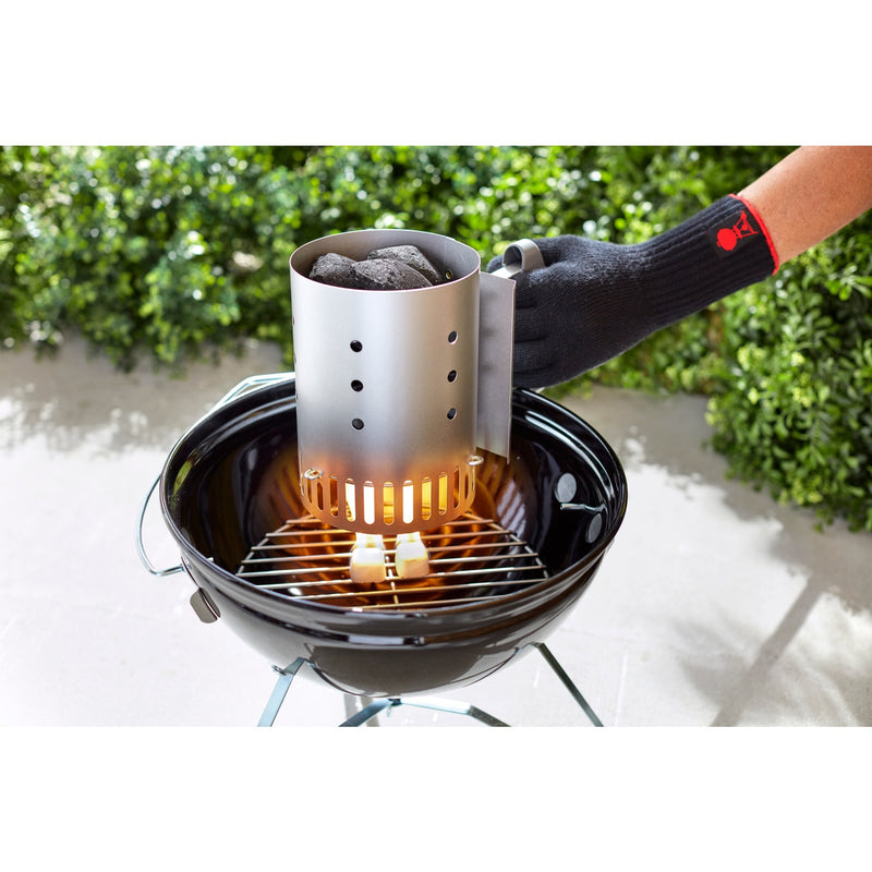 Load image into Gallery viewer, Weber rapidfire compact brikettenstarter houtskoolstarter (zilver)