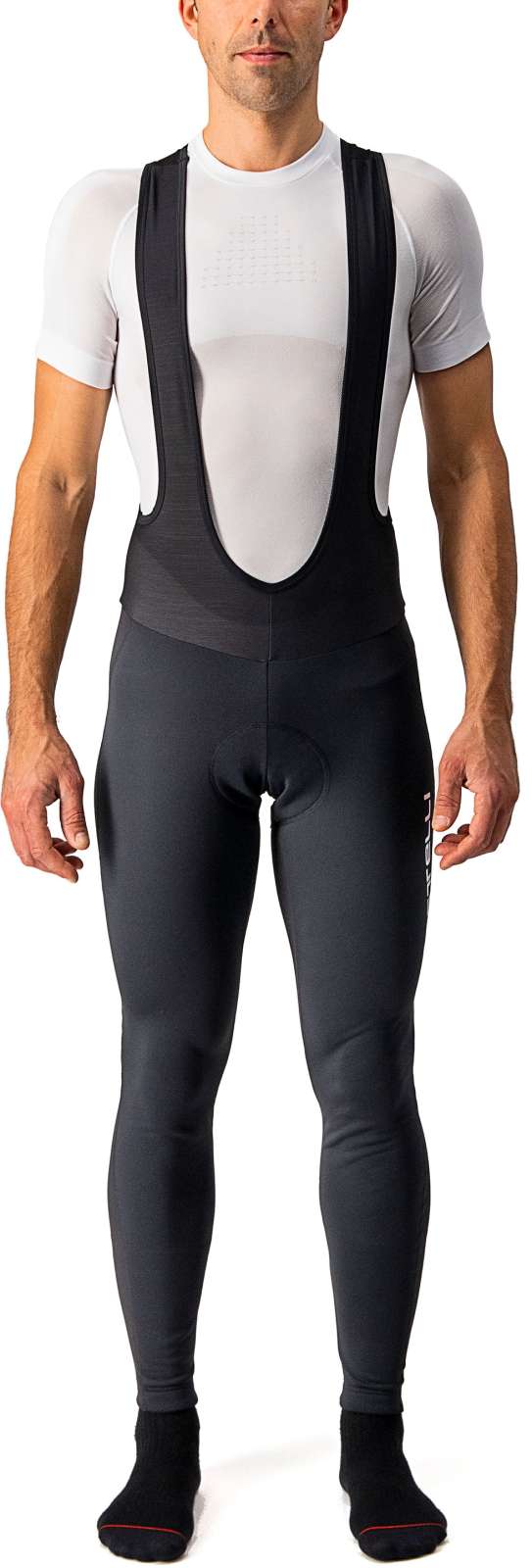 Load image into Gallery viewer, Castelli entrata wind - bib tights with pad