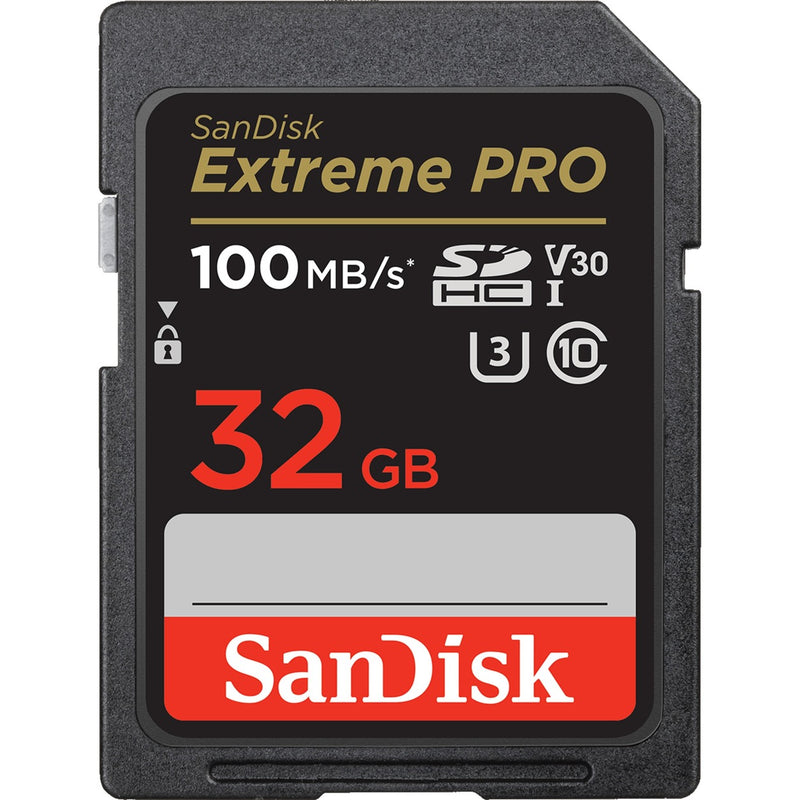 Load image into Gallery viewer, Sandisk extreme pro sdhc 32 gb geheugenkaart (zwart, uhs-i, class 10, u3, v30)
