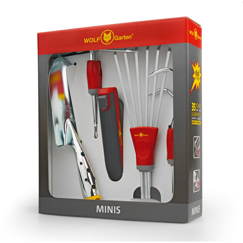 Load image into Gallery viewer, Wolf-garten multi-star miniset p 262 tuinset (rood grijs, 5-delig)