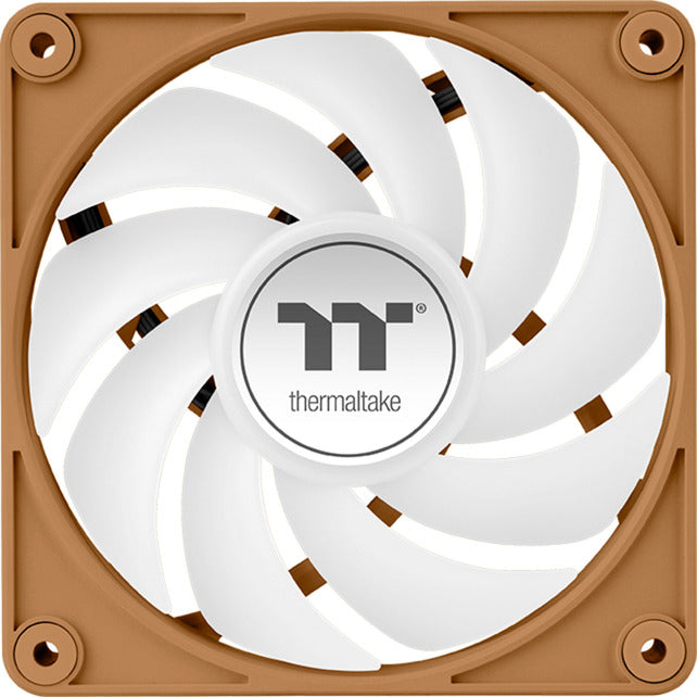 Afbeelding laden in galerijviewer, Thermaltake ct120 ex argb sync pc cooling fan gravel sand (3-fan pack) case fans (lichtbruin, 3 stuks, 120 x 120 x 25 mm, pwm)
