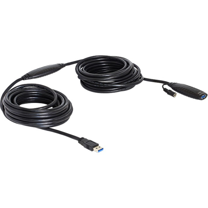 Load image into Gallery viewer, Delock usb 3.0 actieve verlengkabel (zwart, 10 meter)