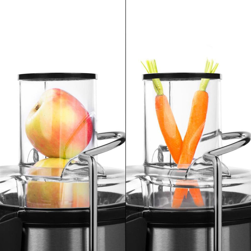 Load image into Gallery viewer, Princess 203040 juice extractor sapcentrifuge (zwart roestvrij staal, vaatwasser geschikte onderelen | 800 w)
