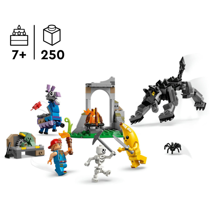 Load image into Gallery viewer, Lego fortnite - peely en sparkplugs kamp constructiespeelgoed (77075)
