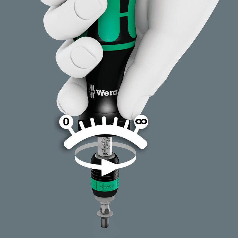 Load image into Gallery viewer, Wera 7440 41 kraftform momentschroevendraaier-set 0,3-3,0 nm (zwart groen, 26‑delig)