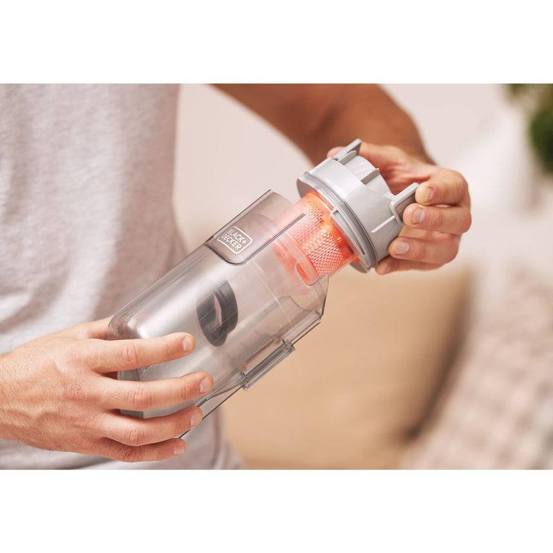 Chargez l'image dans la visionneuse de la galerie, Black+decker bhfea18d1-qw 18v 2.0ah 2-in-1 steelstofzuiger met verwijderbare accu (18v 2.0ah accu en oplader inbegrepen)