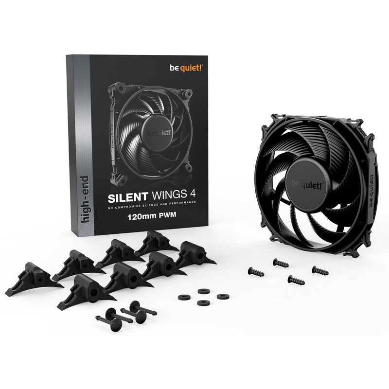 Load image into Gallery viewer, Be quiet! silent wings 4 pwm case fan (zwart, 120 x 120 x 25 mm)