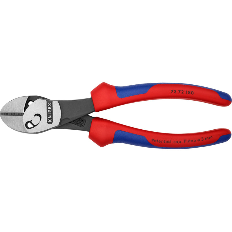 Load image into Gallery viewer, Knipex twinforce zijsnijtang 7372180 kniptang (rood blauw)