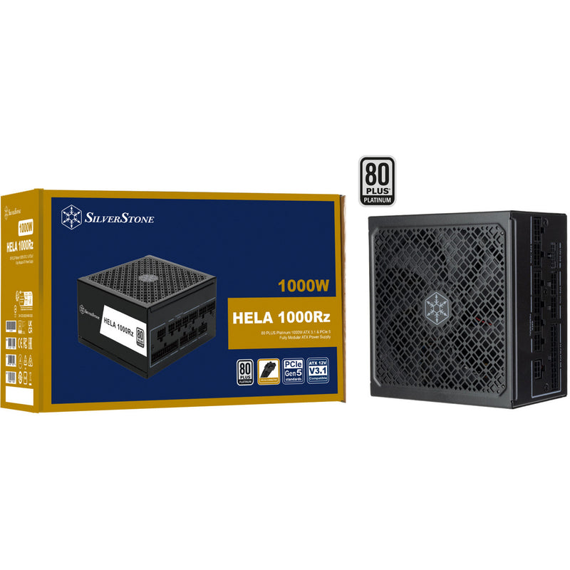 Afbeelding laden in galerijviewer, Silverstone hela 1000rz modulaire 1000 watt voeding (zwart, 1x 12v-2x6, 5x pcie)