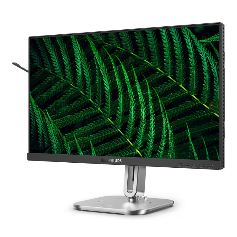 Cargue la imagen en el visor de la galería, Philips 24b2g5301 23.8 monitor (zilver zwart, vga, hdmi, displayport, usb-c, lan, audio, 100 hz)