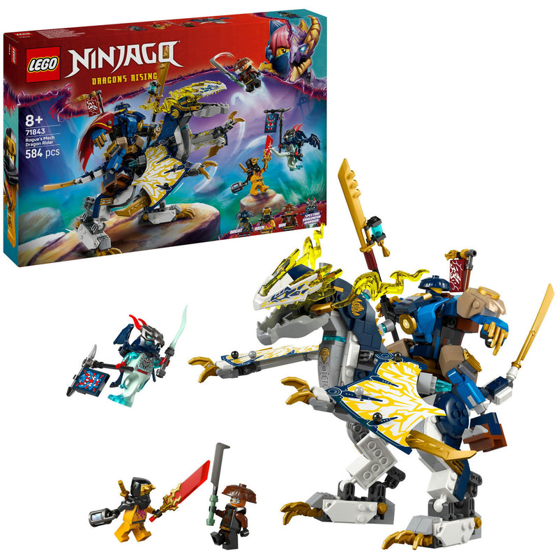 Afbeelding laden in galerijviewer, Lego ninjago - rogue's mecha drakenrijder constructiespeelgoed (71843)