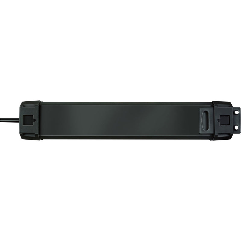 Afbeelding laden in galerijviewer, Brennenstuhl premium-line overspannings- beveiliging 26000a 6-voudig zwart 1,8m h05vv-f 3g1,5