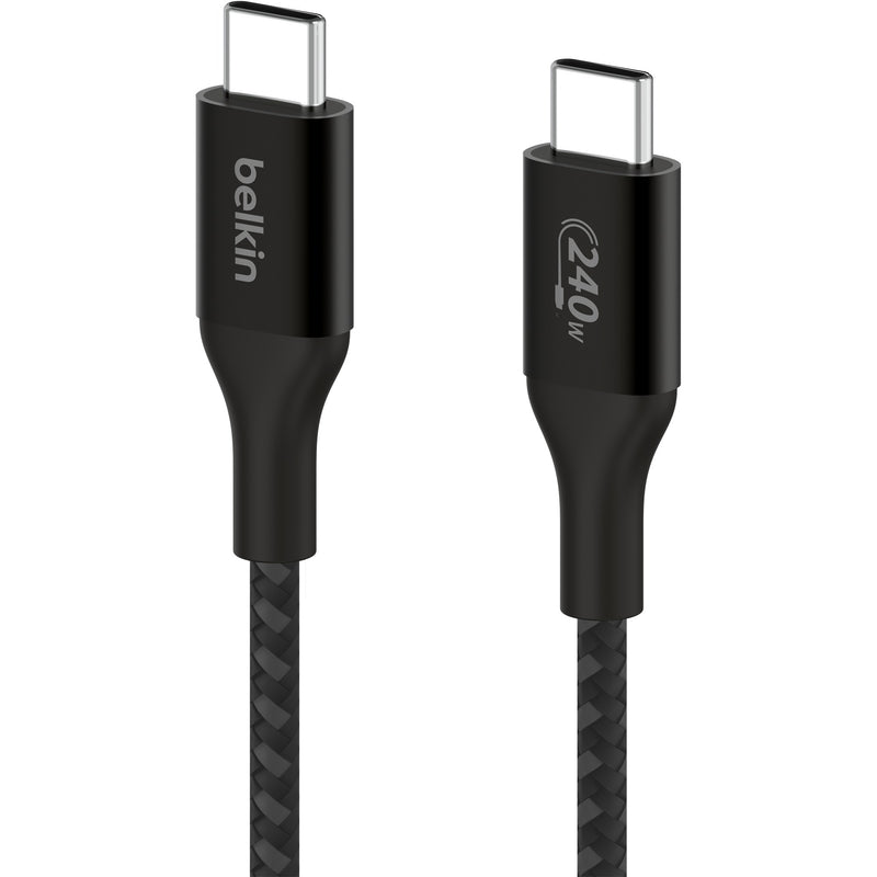 Chargez l'image dans la visionneuse de la galerie, Belkin boostcharge usb-c > usb-c kabel (zwart, 1 meter, 240 w)