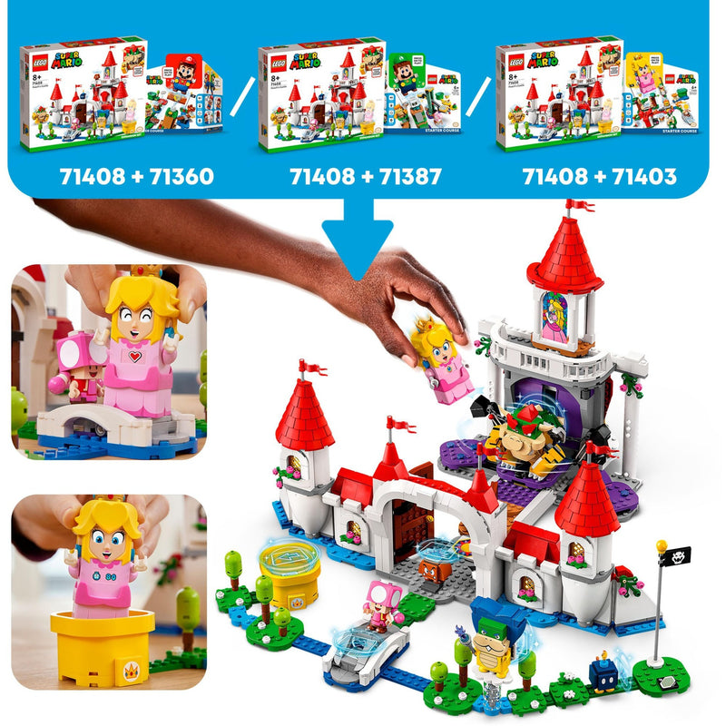 Afbeelding laden in galerijviewer, Lego super mario - uitbreidingsset: peach’ kasteel constructiespeelgoed (71408)