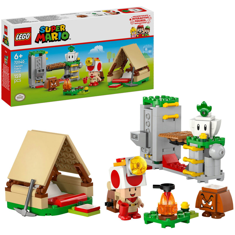 Afbeelding laden in galerijviewer, Lego super mario 72040 toad-baas kampeerplaats