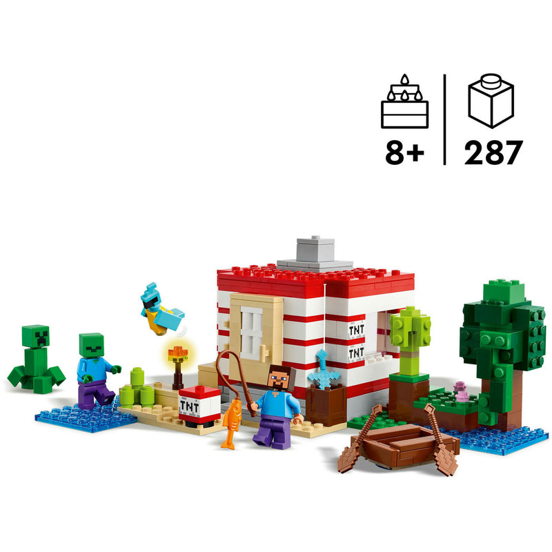 Load image into Gallery viewer, Lego minecraft 21275 het tnt junglehuis