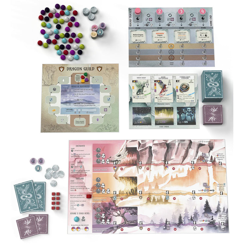 Load image into Gallery viewer, Asmodee wyrmspan bordspel (engels, 1 - 5 spelers, 90 minuten, vanaf 14 jaar)