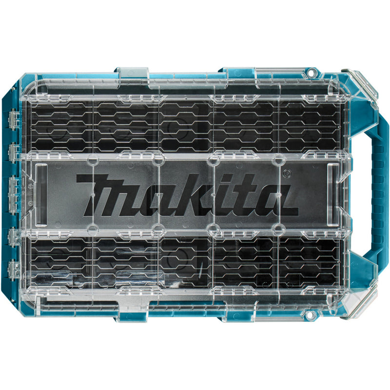 Load image into Gallery viewer, Makita maktrak organizer plat p-91051 gereedschapsbox (blauw zwart)
