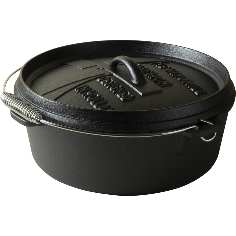 Afbeelding laden in galerijviewer, The windmill dutch oven 6 qt zonder pootjes kookpan (zwart, ø 31,5 cm | 5.9 liter)