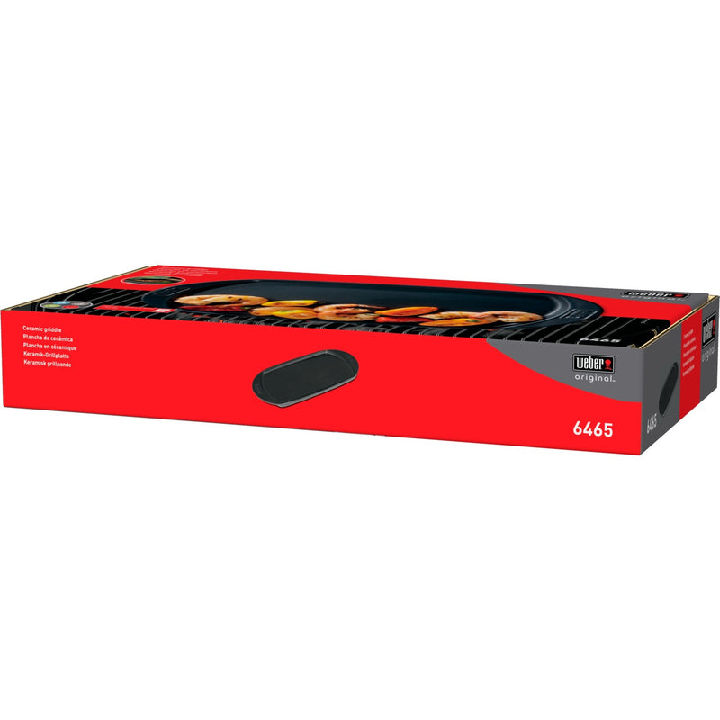 Load image into Gallery viewer, Weber bakplaat grillplaat (zwart, 40 x 22 cm)