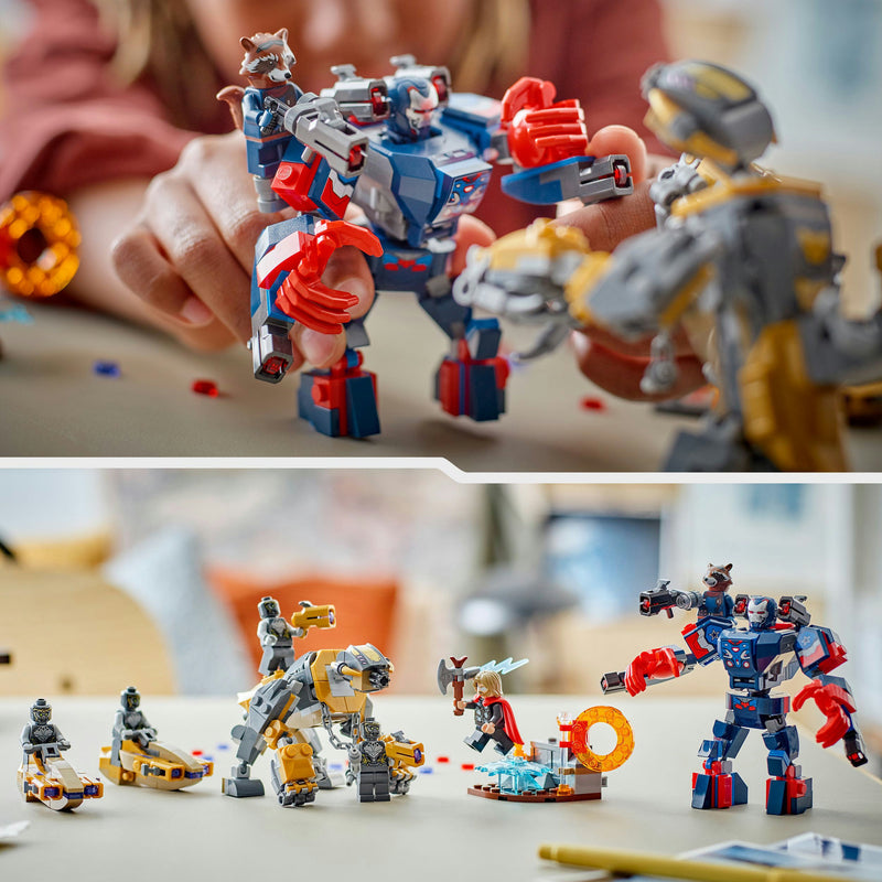 Load image into Gallery viewer, Lego super heroes marvel 76322 avengers endgame thor vs. chitauri