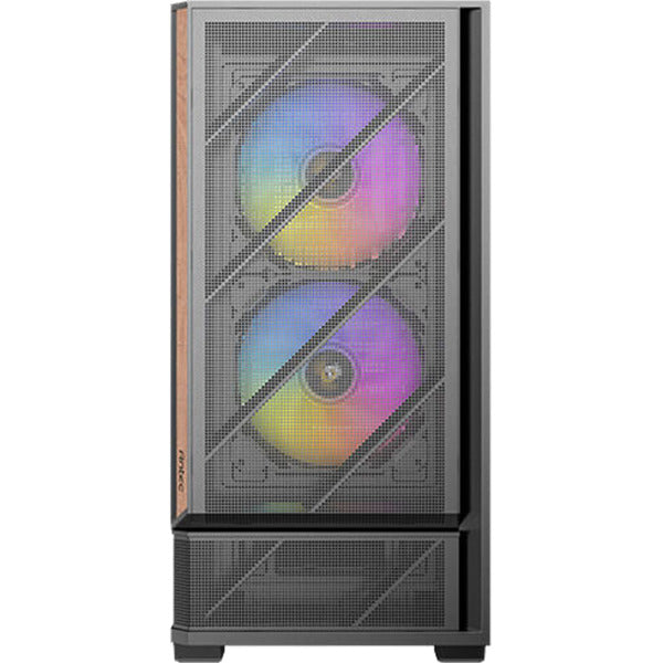 ギャラリービューアに画像をロードする, Antec p30 argb midi tower behuizing (zwart houtkleur | 2x usb-a | 1x usb-c | tempered glass)