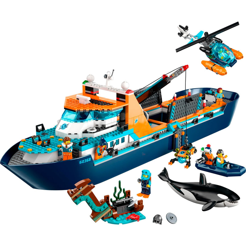 Chargez l'image dans la visionneuse de la galerie, Lego city - poolonderzoeksschip constructiespeelgoed (60368)