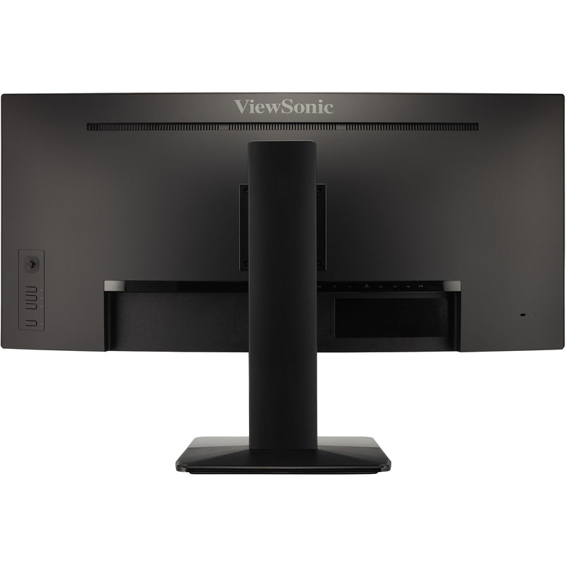 Cargue la imagen en el visor de la galería, Viewsonic uwqhd curved docking monitor met kvm-switch vg3419c 34 ultrawide (zwart (mat), 1x hdmi, 1x displayport, usb-a, usb-b, usb-c, lan, audio)