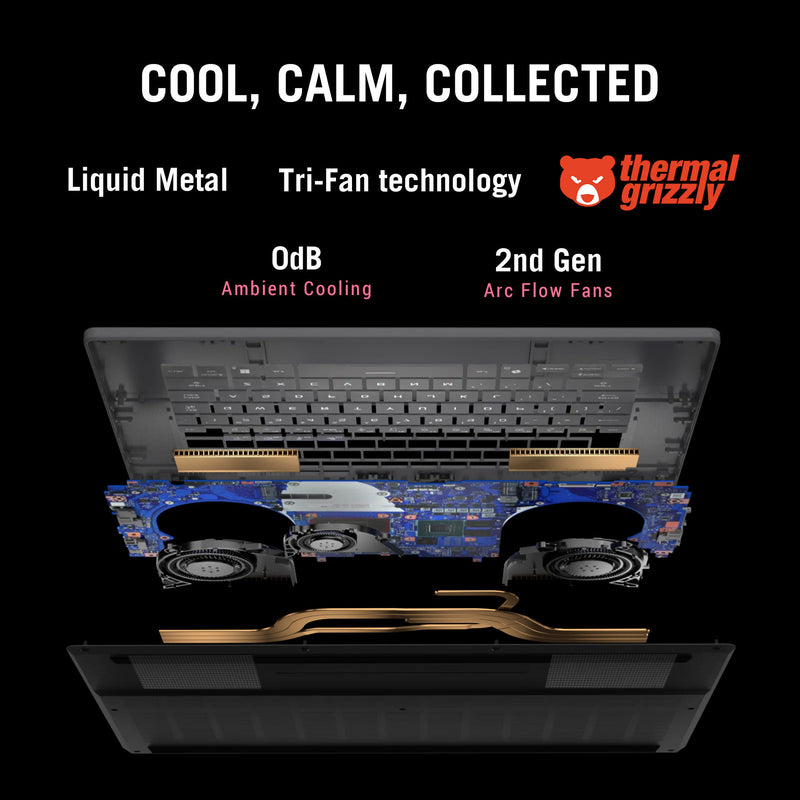Chargez l'image dans la visionneuse de la galerie, Asus rog zephyrus g16 ga605km-qr010w 16 copilot+ gaming laptop (grijs | ryzen ai 7 350 | rtx 5060 | 32 gb | 1 tb ssd | oled)