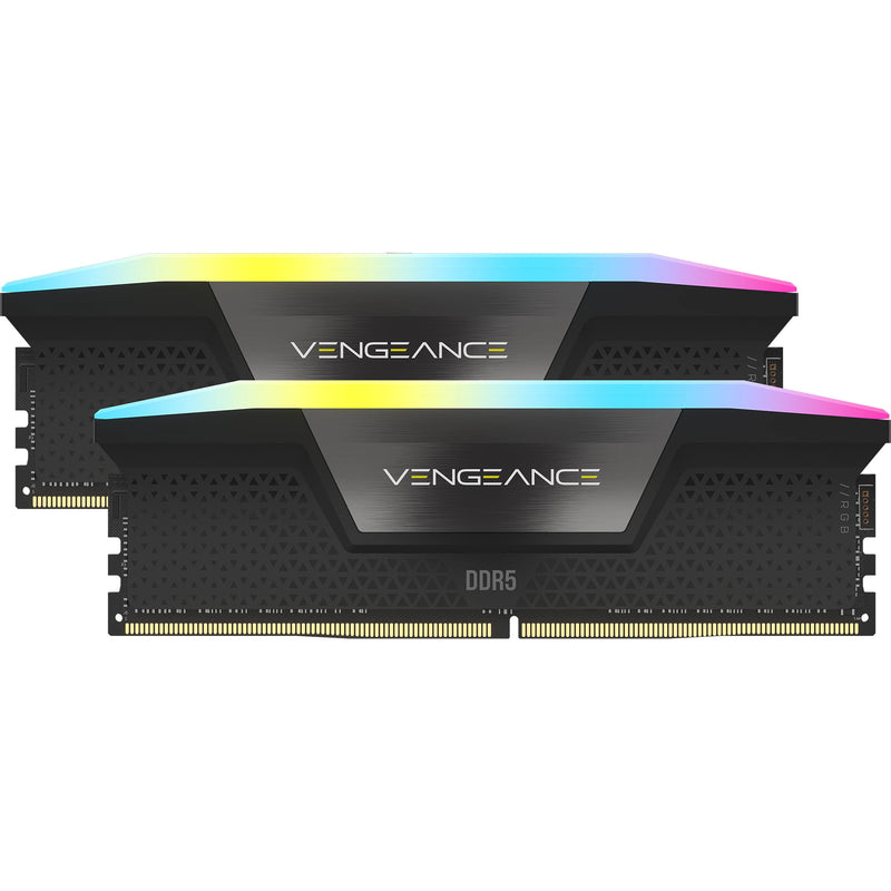 Load image into Gallery viewer, Corsair vengeance rgb 32 gb ddr5-6000 (2x 16 gb) werkgeheugen (zwart, cmh32gx5m2b6000c38, xmp 3.0)