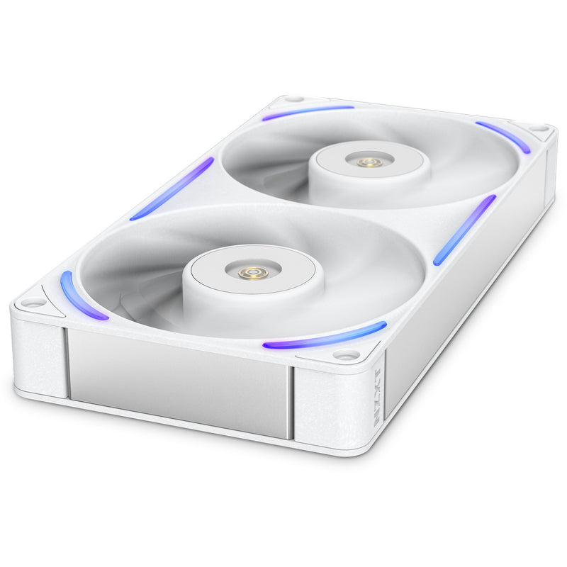Load image into Gallery viewer, Nzxt f240x rgb case fans (wit, 2 stuks, 240 x 120 x 30 mm, pwm)