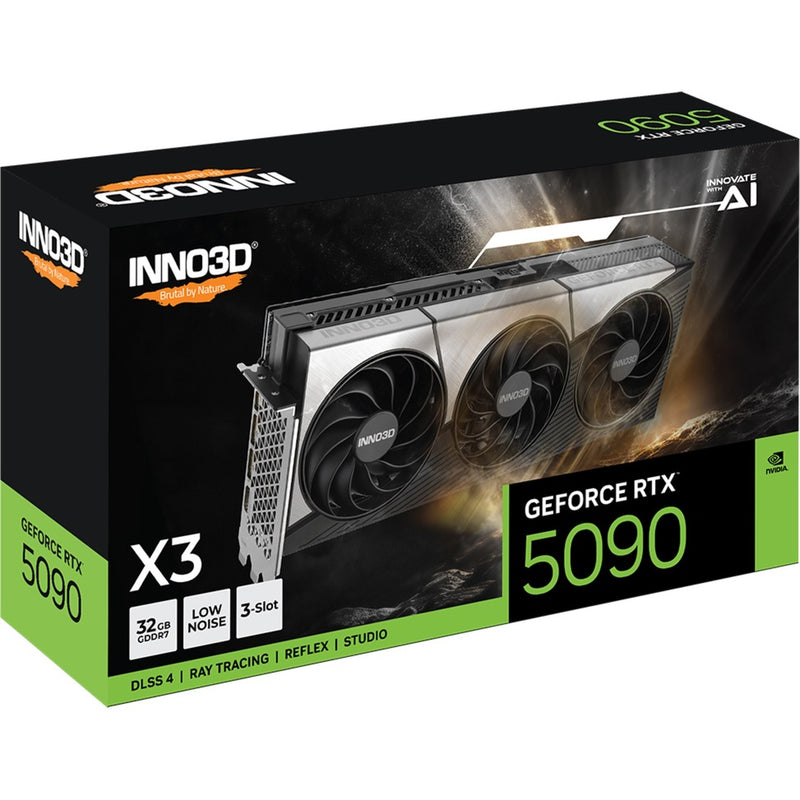 Afbeelding laden in galerijviewer, Inno3d geforce rtx 5090 x3 grafische kaart (dlss 4, 3x displayport, 1x hdmi 2.1)