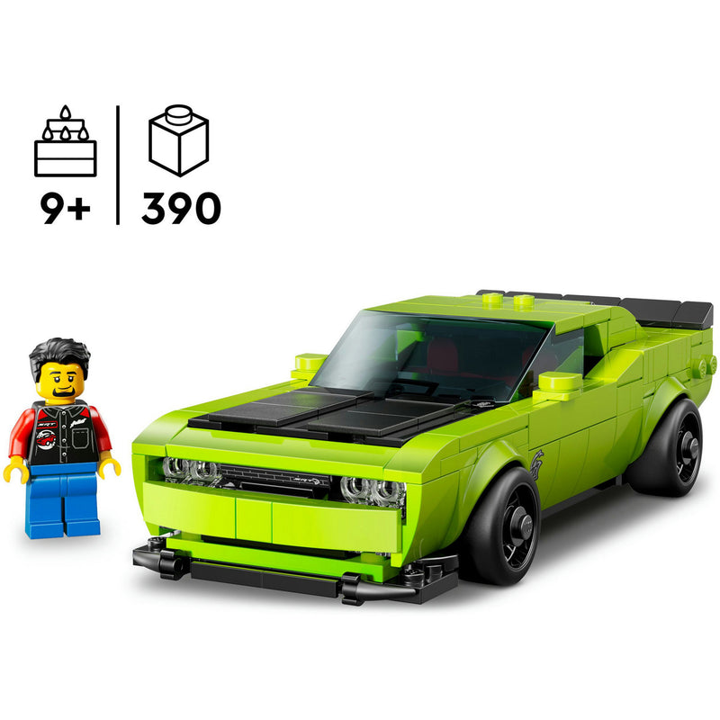 Load image into Gallery viewer, Lego speed champions 77237 dodge challenger srt hellcat sportauto