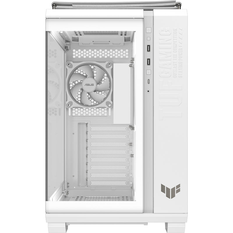 Cargue la imagen en el visor de la galería, Asus tuf gaming gt502 horizon argb midi tower behuizing (wit | 3x usb-a | 1x usb-c | tempered glass)