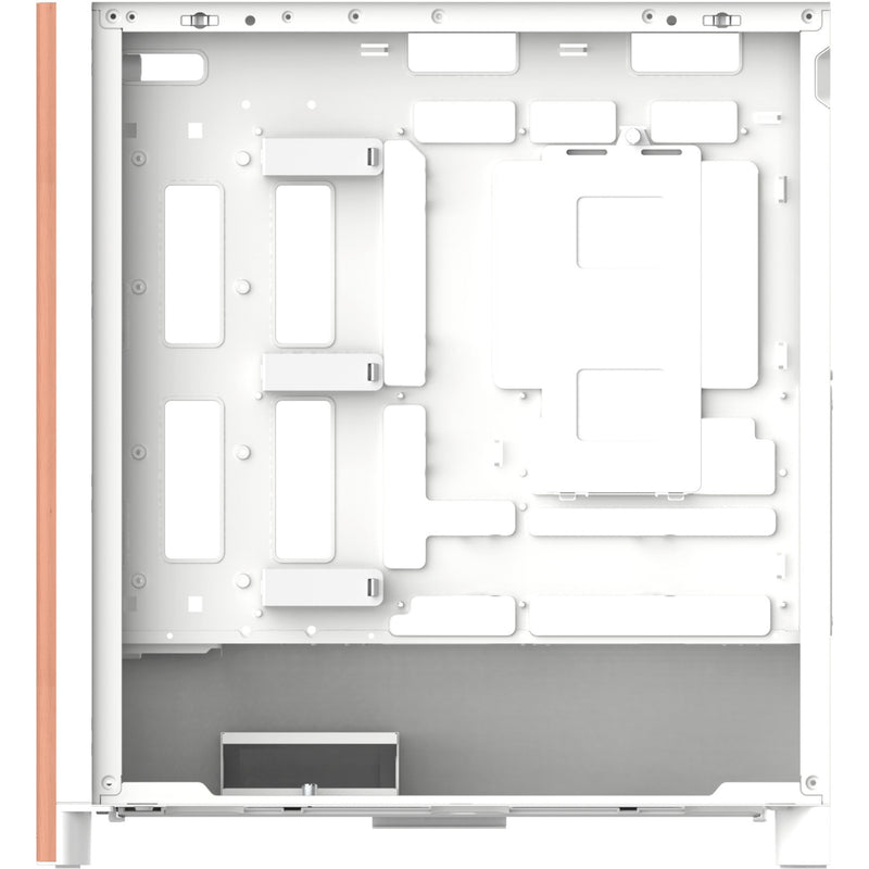 Load image into Gallery viewer, Thermaltake s370 ws snow midi tower behuizing (wit | 2x usb-a | 1x usb-c | tempered glass)