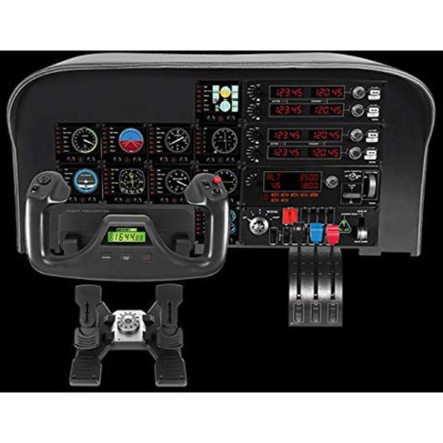 Load image into Gallery viewer, Logitech g saitek pro flight switch panel instrumentenpaneel (zwart, pc)