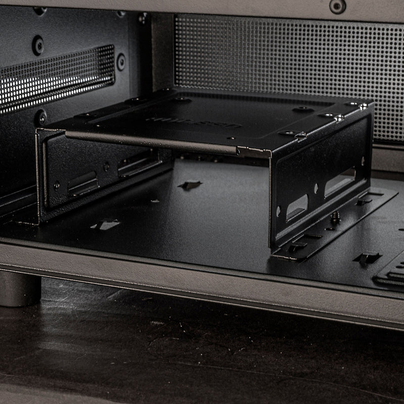 Load image into Gallery viewer, Silverstone lucid 04 mini tower behuizing (zwart | 2x usb-a | 1x usb-c | rgb | tempered glass)