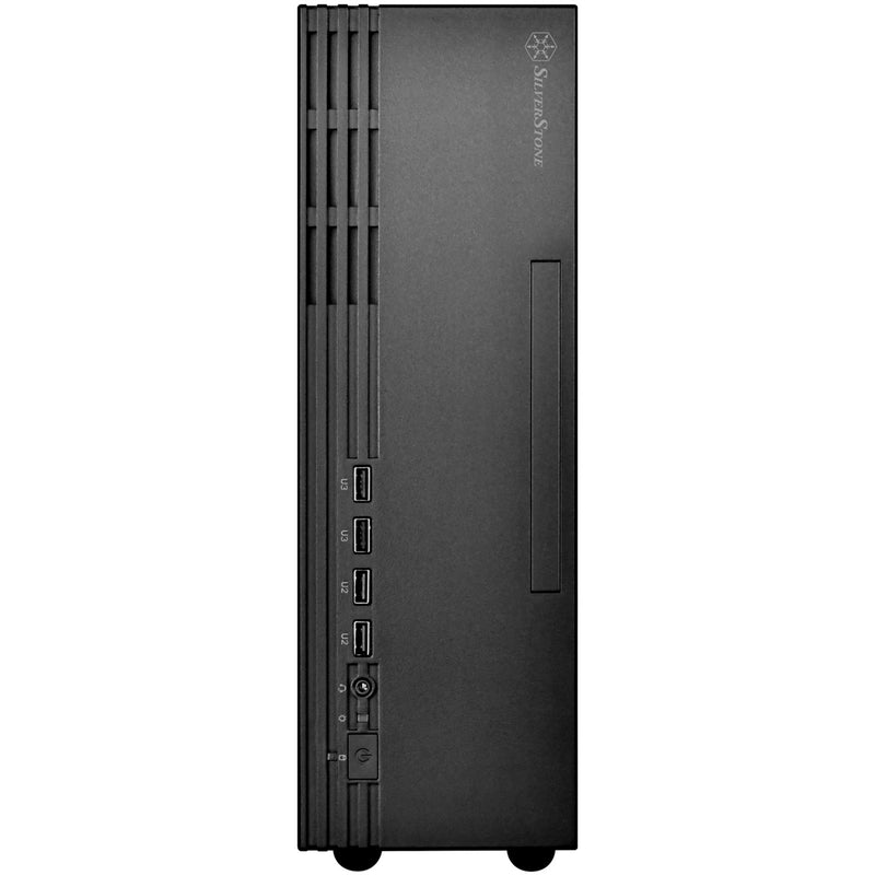 Load image into Gallery viewer, Silverstone sst-ml11b htpc behuizing (zwart | 4x usb-a)