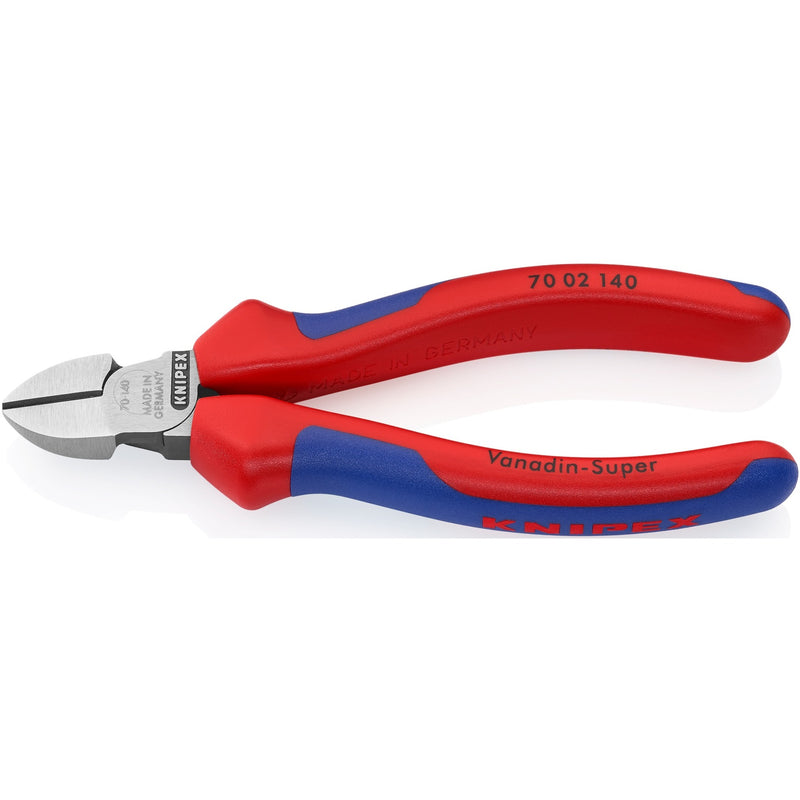 Load image into Gallery viewer, Knipex zijsnijtang 70 02 140 kniptang (rood blauw)