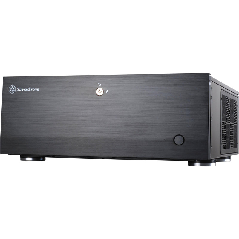 Load image into Gallery viewer, Silverstone sst-gd07b-c htpc behuizing (zwart | 1x usb-a | 1x usb-c)