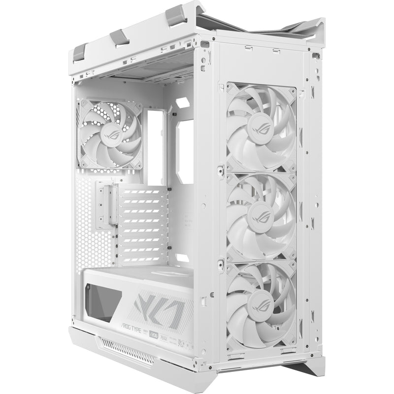 Load image into Gallery viewer, Asus rog strix helios ii gx601s midi tower behuizing (wit | 4x usb-a | 2x usb-c | rgb | tempered glass)