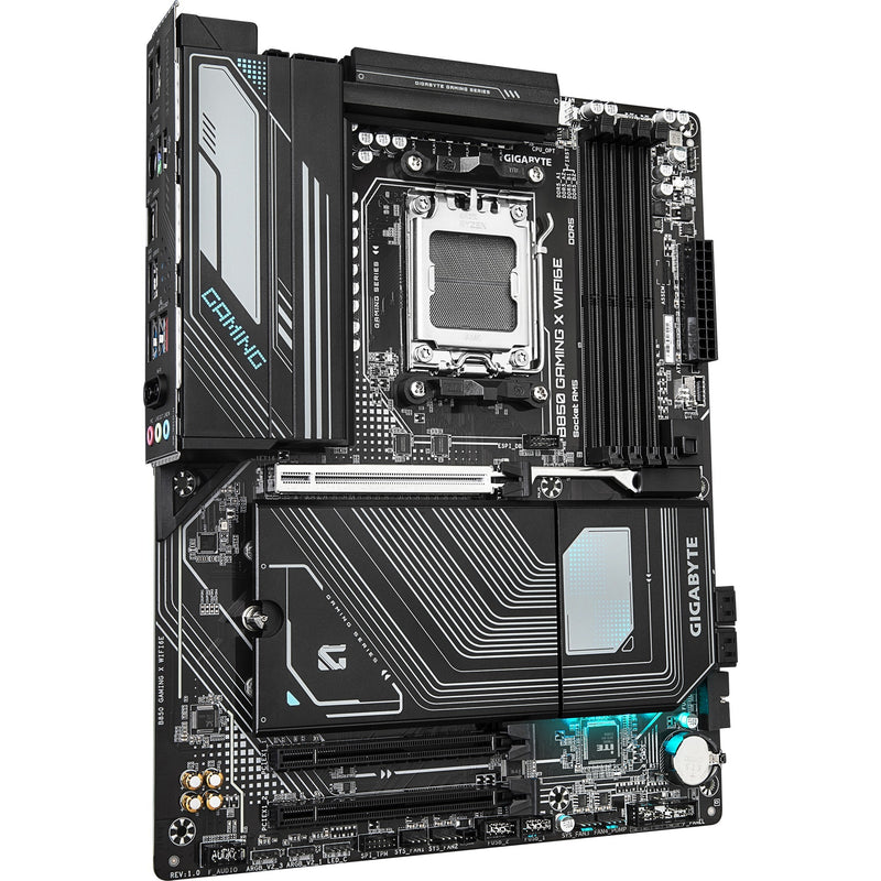 Load image into Gallery viewer, Gigabyte b850 gaming x wifi6e socket am5 moederbord (zwart grijs, raid, 2,5gb-lan, wi-fi 6e, bt, sound, atx)