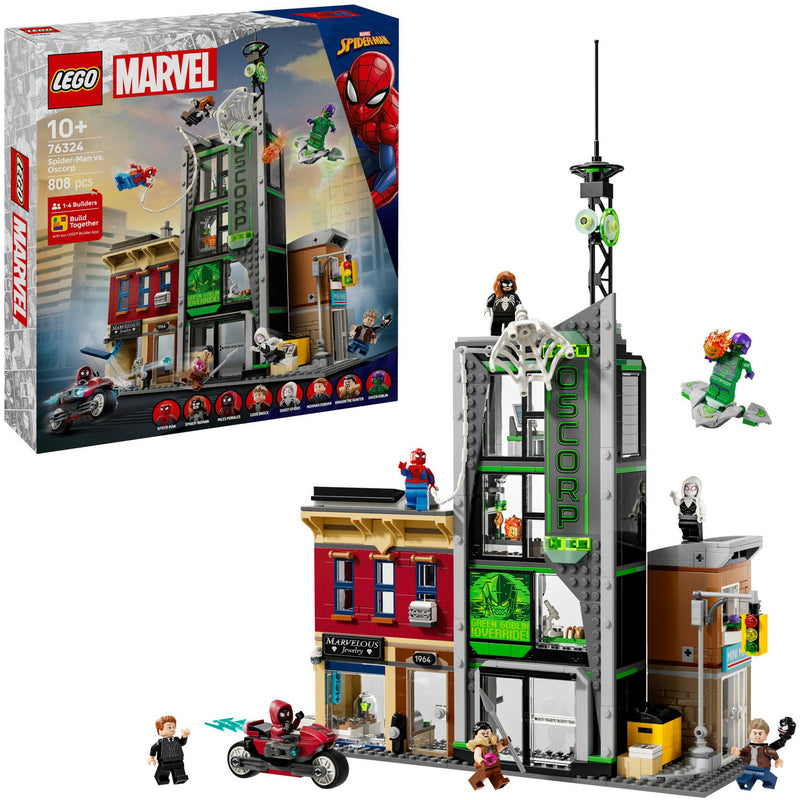 Load image into Gallery viewer, Lego super heroes marvel 76324 spider-man vs. oscorp