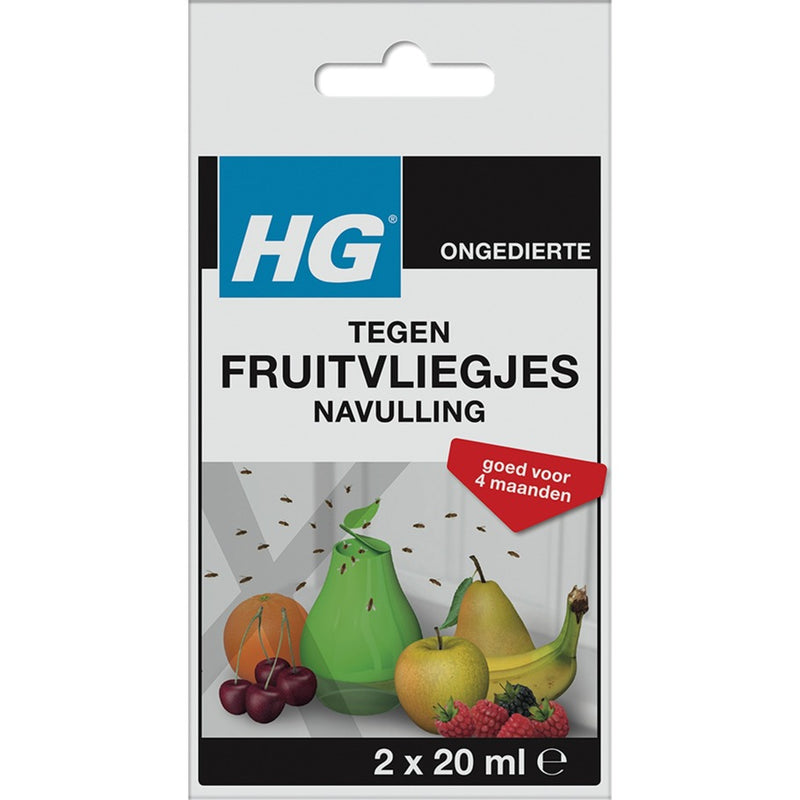 Load image into Gallery viewer, Hg fruitvliegjesval navulling insecticide (2 x 20 ml)