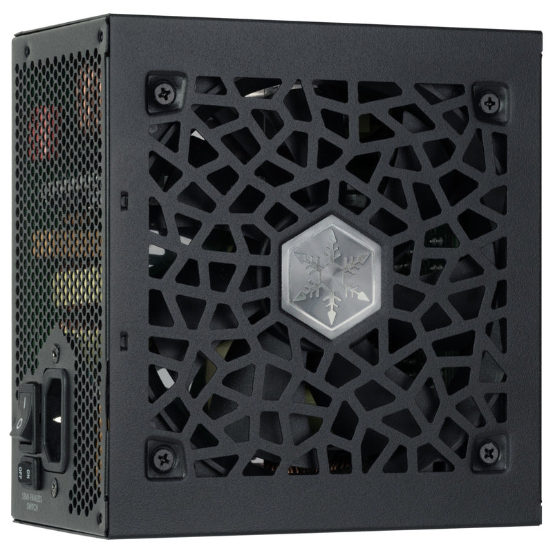 Load image into Gallery viewer, Silverstone hela 750r platinum modulaire 750 watt voeding (zwart, 4x pcie)